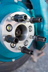 Image showing Wheel nuts