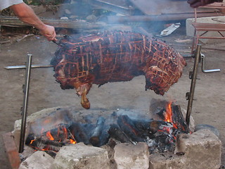 Image showing Burned Pig