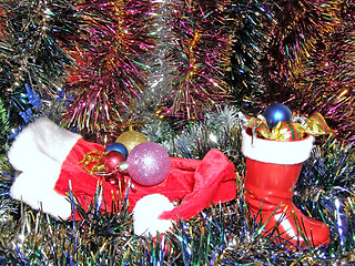 Image showing Christmas decoration and cup