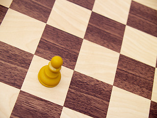 Image showing white pawn