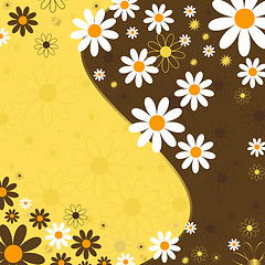 Image showing Abstract floral background