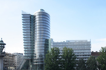 Image showing dancing house in Vienna