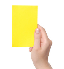 Image showing card in paper