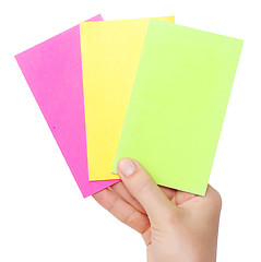 Image showing cards in a hand 