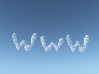 Image showing www clouds