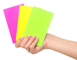 Image showing cards in a hand