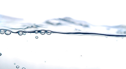 Image showing wave and bubbles