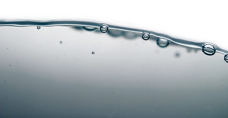 Image showing wave and bubbles