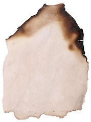 Image showing burnt paper