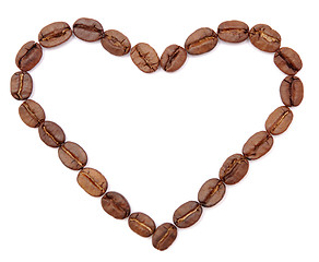 Image showing coffee heart