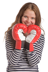 Image showing smiling boxer