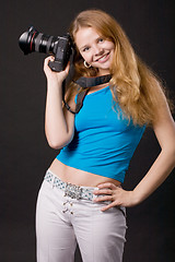 Image showing Smiling photographer