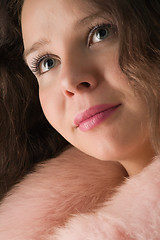 Image showing beautiful woman close-up portrait