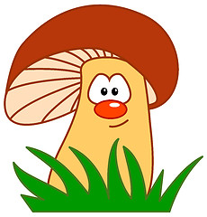 Image showing comic mushroom