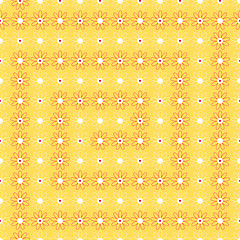 Image showing  Floral seamless yellow  background