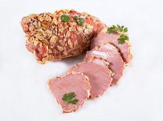 Image showing Pink pork