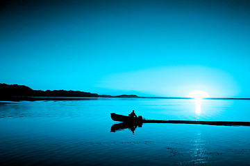 Image showing Pacific Northwest Sunset