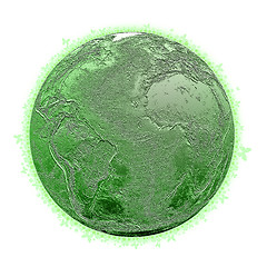 Image showing green Earth