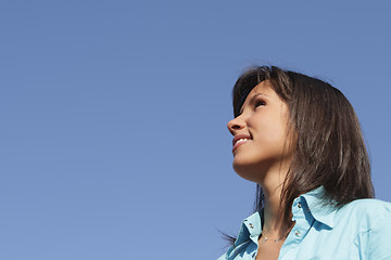 Image showing Portrait of a young woman