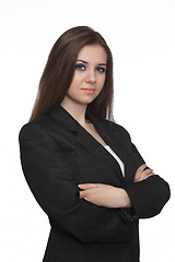 Image showing Confident young business woman