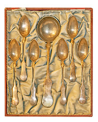 Image showing Ancient spoons