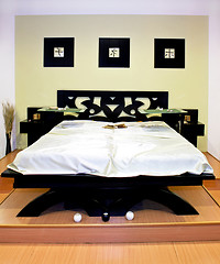 Image showing Oriental bed