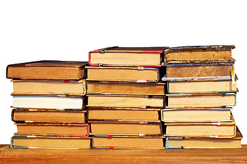 Image showing Books stack isolated