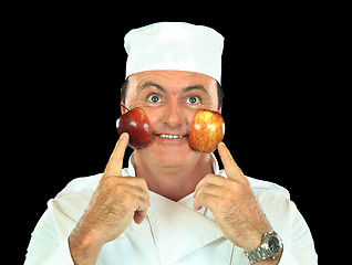 Image showing Rosy Cheeked Apple Chef