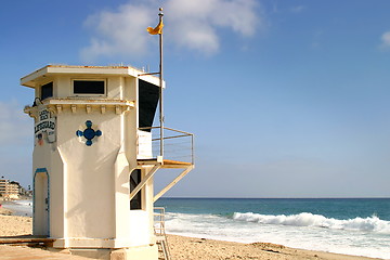 Image showing Laguna Beach Lifeguard Tower