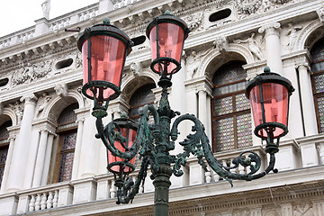 Image showing street lamp in Venice, Italy