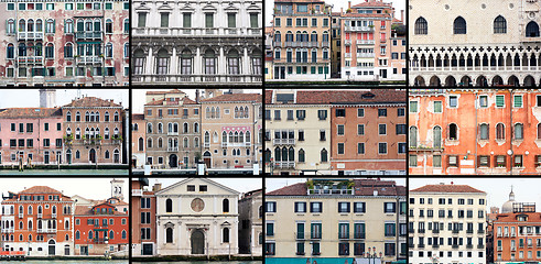 Image showing old houses in Venice, Italy
