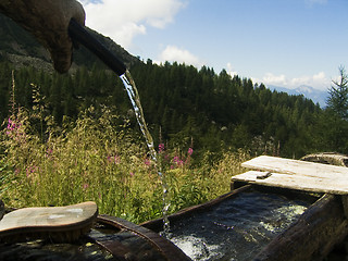 Image showing Fresh water in the mountains