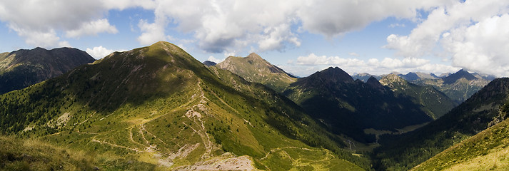 Image showing Alps panorama