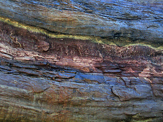 Image showing Colorful rock texture