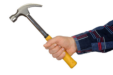 Image showing Hand with Hammer