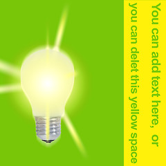 Image showing White bulb