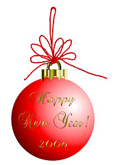 Image showing Happy New Year Ornament