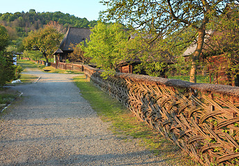 Image showing Romanian village