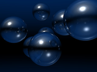 Image showing glass balls