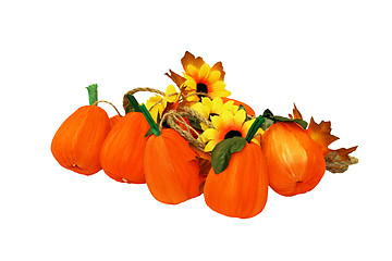 Image showing Small pumpkins