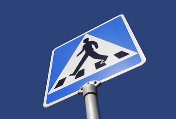 Image showing alert walk sign