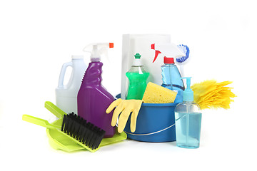 Image showing Household Items Used for Chores and Cleaning