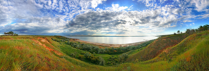 Image showing Estuary panorama