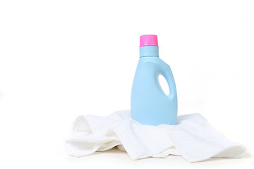 Image showing Laundry Detergent On Top of a Towel