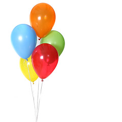 Image showing 5 Birthday Celebration Balloons