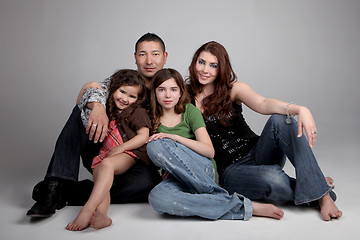 Image showing Happy Family of 4