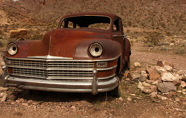 Image showing Rusted Out Old Amercian Classic Vehicle