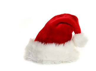 Image showing Santa Claus Hat on White