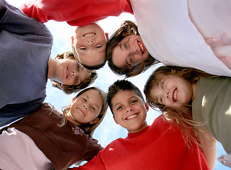 Image showing Happy Healthy Kids Hanging Out