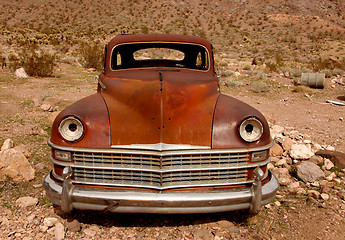 Image showing Sad Rusted Out Used Up Vintage Vehicle